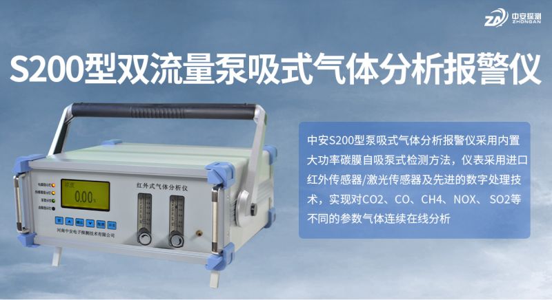 中安探测S200气体分析仪：以扎实的技术积累，筑牢气体检测防线