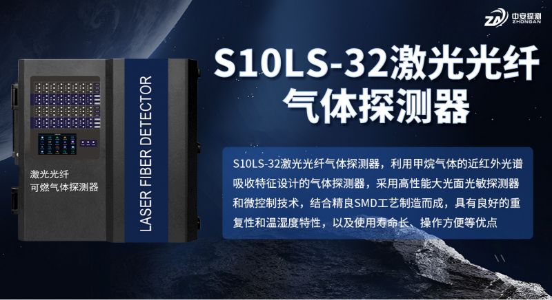 中安探测S10LS-32激光光纤气体探测器：以核心技术构筑工业安全屏障